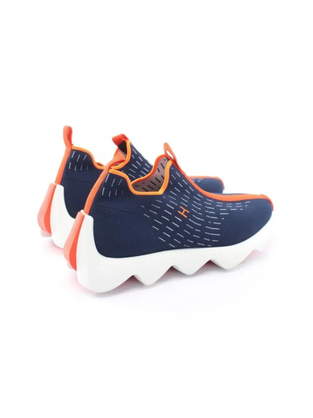 Hermes Slip on Eclair Fabric Sneakers
